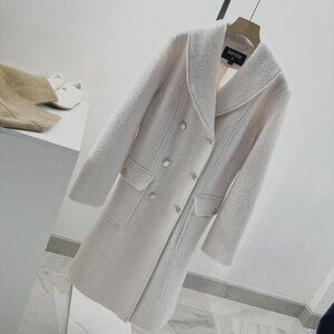 New Kensie Women’s Double-Breasted Wool-Blend Coat